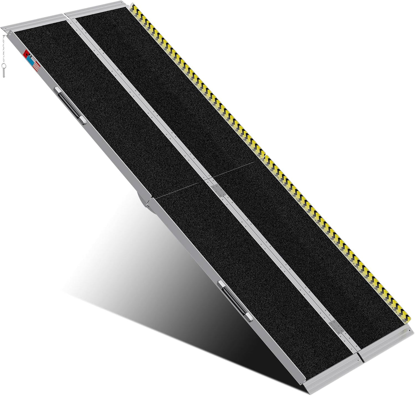 Portable Wheelchair Ramp 8FT - Safe and Lightweight Design