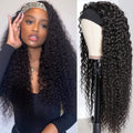 XSY 28 in Headband Human Hair Wig Deep Wave - Natural Look