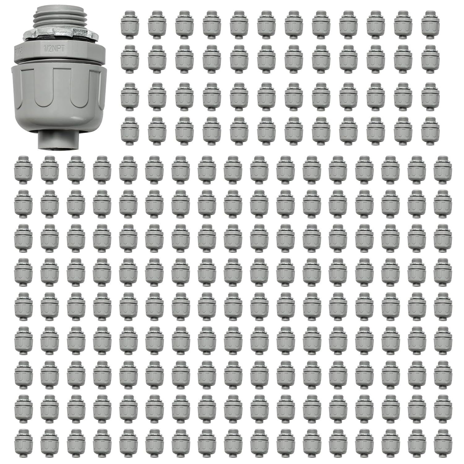 1/2 Inch Liquid Tight Connector for PVC Electrical Flexible Conduit