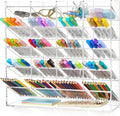Acrylic Pen Organizer Vertical Marker Holder - Space Saving Desk