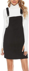Corduroy A Line Jumper Pinafore Mini Dress - Versatile Everyday Shoes