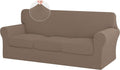 High Stretch Thicken Couch Covers for 3 Separate Cushion Sofa - Soft