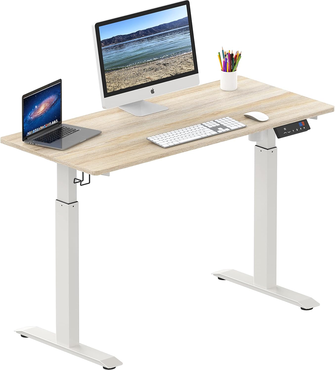 Height Adjustable Standing Desk with Memory Preset