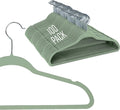 Simplify Slim Velvet Clothes Hangers 100 Pack - Non-Slip Closet Saver