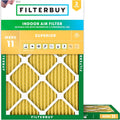 Filterbuy 17x21x1 Air Filter MERV 11 - Pet & Allergy Defense