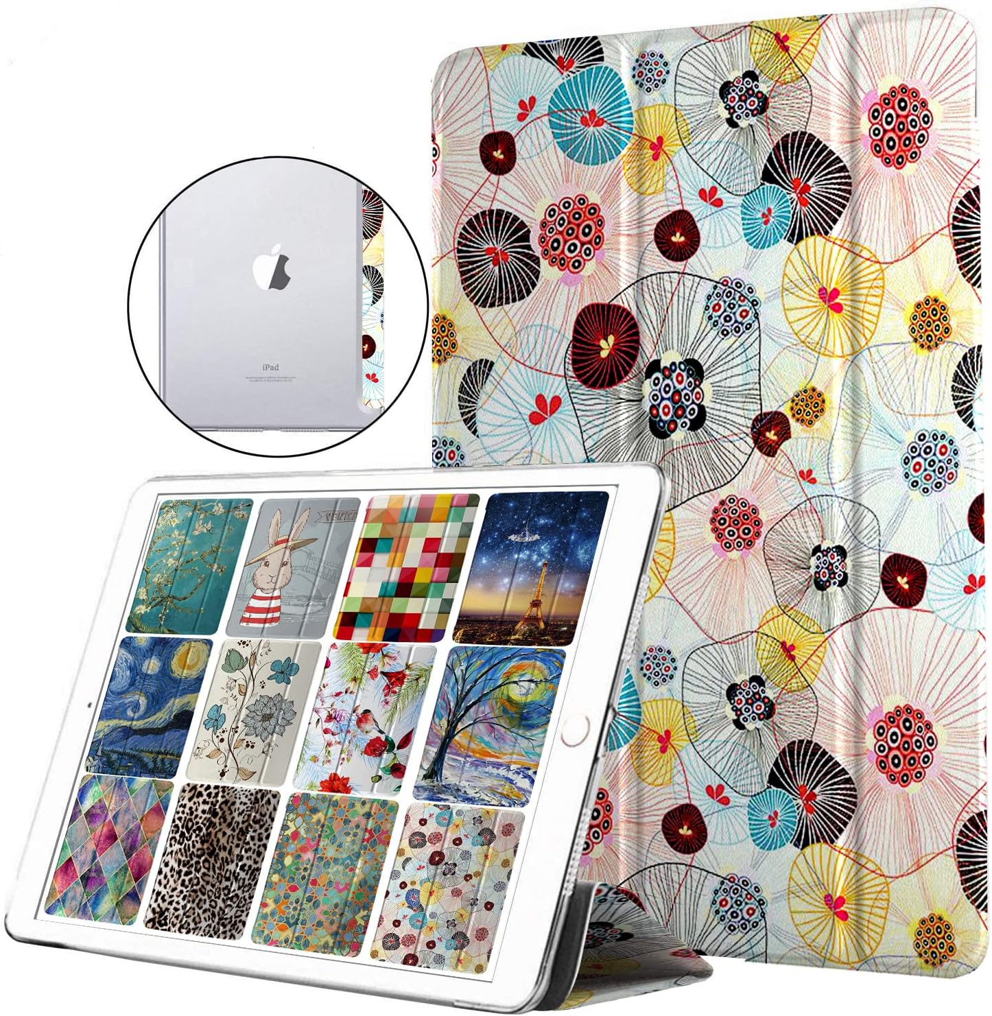 DuraSafe iPad Pro 12.9 Case with Jelly Fish Print Design
