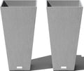 Veradek V-Resin Taper Planter 26 in 2-Pack - Durable Modern Accent