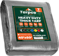 Tarpco Safety Heavy Duty 7 Mil Tarp Cover 40 x 60 - Waterproof