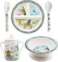 Kids and Baby Melamine Place Setting Sippy Cup Set - Durable Everyday