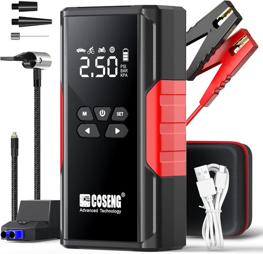 COSENG 3500A Car Jump Starter & Compressor