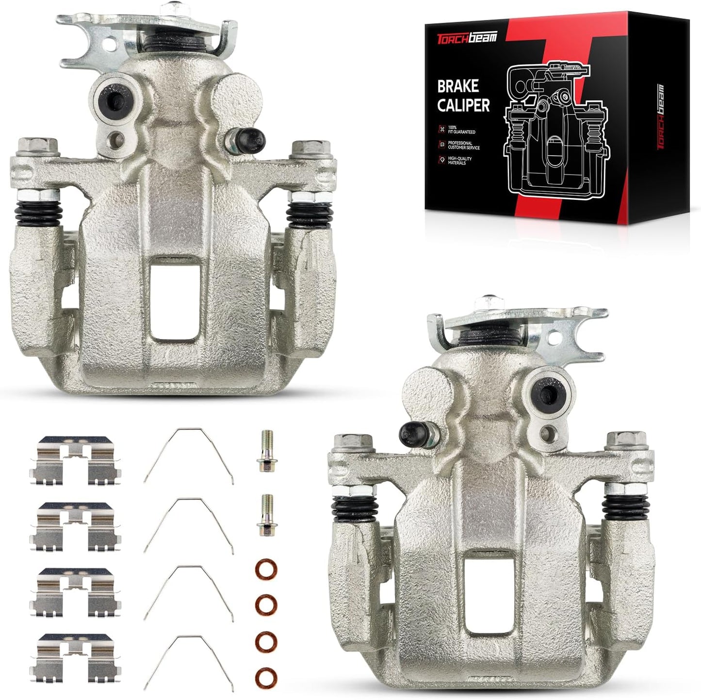Torchbeam Rear Brake Calipers Set for Honda Accord & Acura TSX