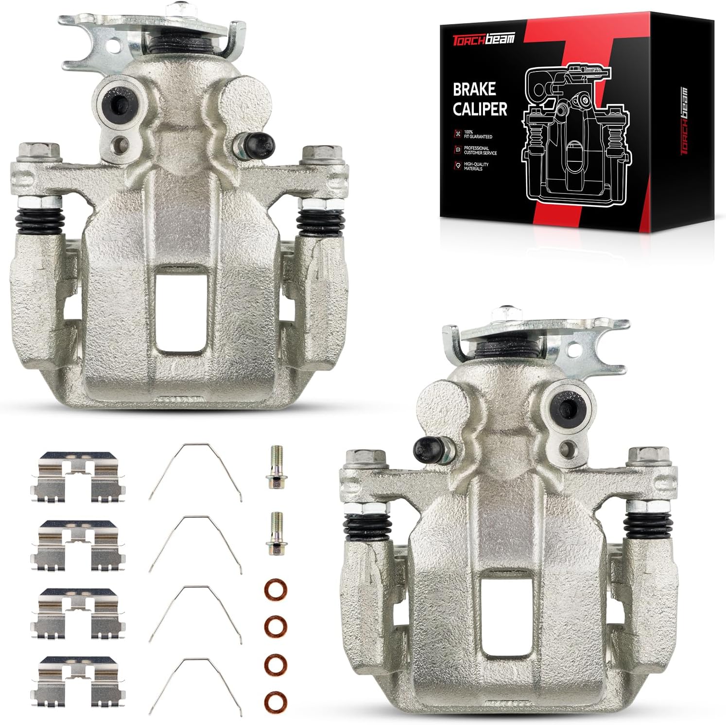 Torchbeam Rear Brake Calipers Set for Honda Accord & Acura TSX