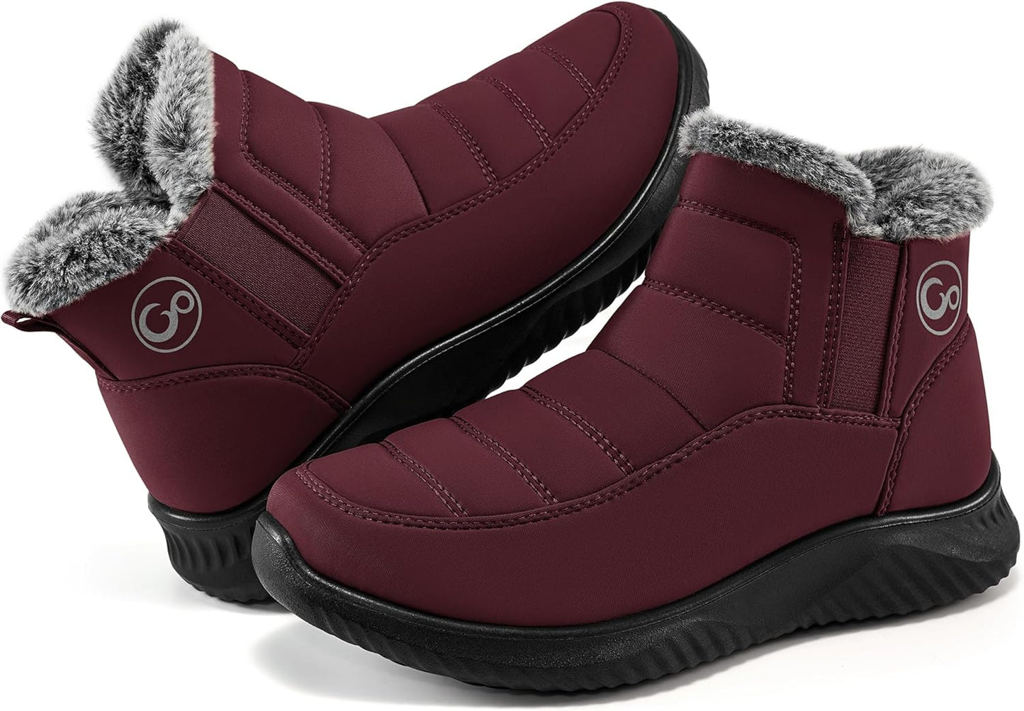 Ecetana Womens Snow Boots: Warm Waterproof Ankle Booties