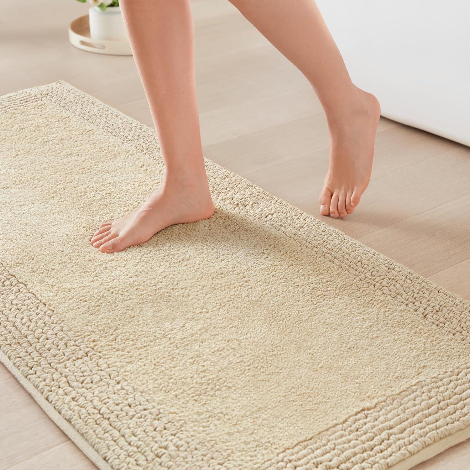 Madison Park Splendor Reversible Cotton Tufted Bath Rug 24x60