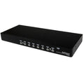 8 Port VGA KVM Switch 1U Rack Mount - USB PS/2 KVM Switch