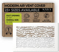 SABA Home Decor White Air Vent Cover 8in x 14in - Sleek Acrylic Grille