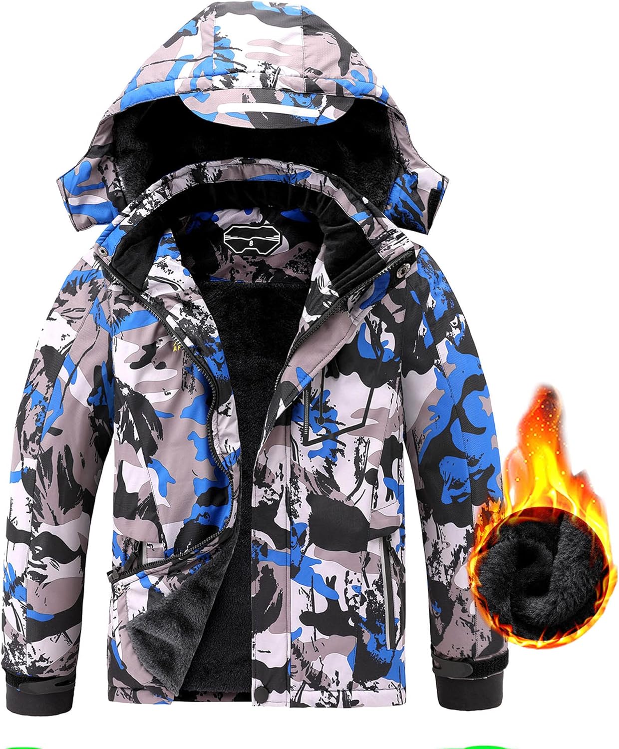 AFILOK Kids Ski Jacket: Waterproof & Windproof!