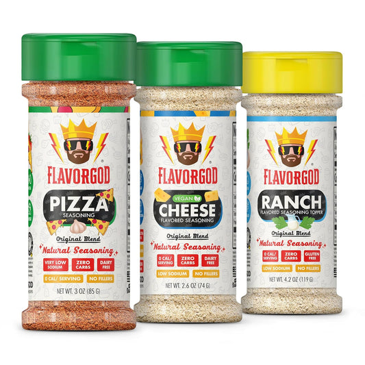 Flavor God Football Combo Pack of 3 Seasonings Gift Set