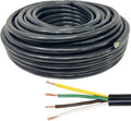 Heavy Duty 14 Gauge 4 Way CCA Conductor Wire Roll - Durable Trailer