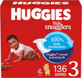 Huggies Size 3 Little Snugglers Diapers 136 Count - Gentle Leak