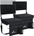 Sportneer Stadium Seat with Back Support - Adjustable, Padded Comfort