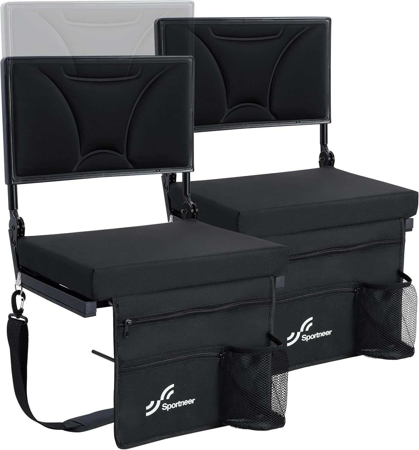 Sportneer Stadium Seats with Back Support for Ultimate Comfort