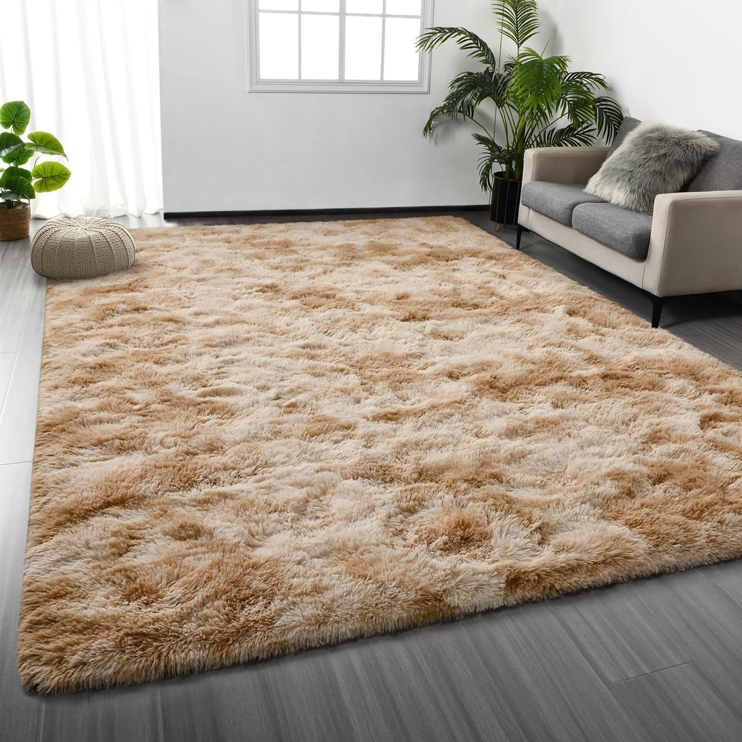 Large Shag Area Rugs 9 x 12 for Living Room and Bedroom