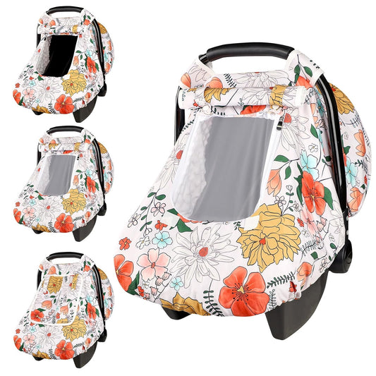 Breathable Pea Pod Car Seat Cover for Girls