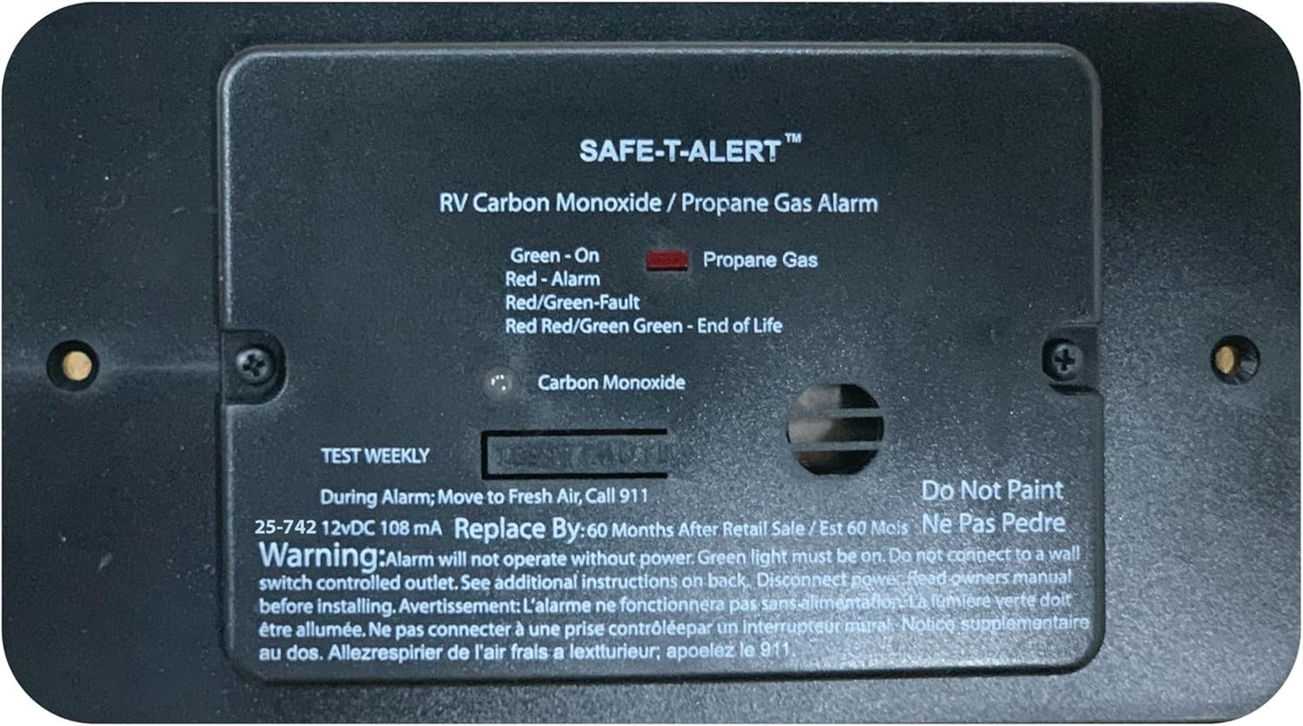 Safe-T-Alert 25-742-BL-TR Carbon Monoxide and Propane Alarm