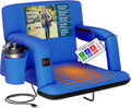 Heated Reclining Stadium Seat for Bleachers - Cushioned Heated