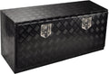 36 in Truck Underbody Toolbox - Durable Black Aluminum Storage