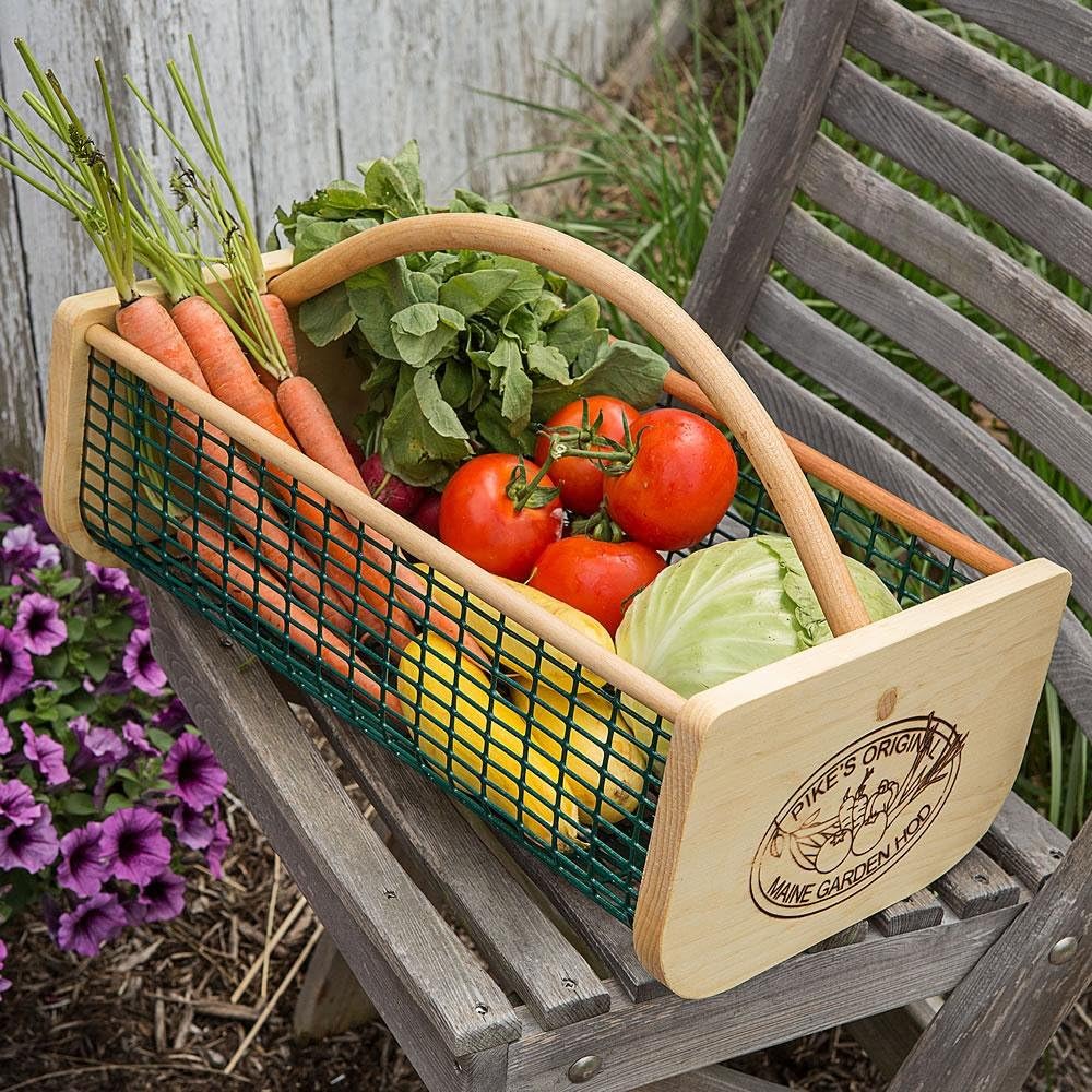 Maine Garden Hod for Easy Vegetable and Flower Collection
