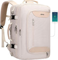 PIJUSHI Travel Backpack for Women 16in Laptop Personal Item - Beige