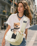 Dog Carrier Sling for Small Dogs & Cats - Hands-Free Puppy Sling