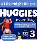 Huggies Overnites Size 3 Overnight Diapers - Reliable Night Protection