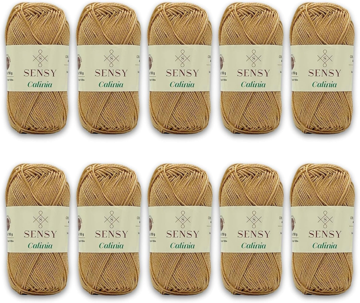 10 Skeins of Sensy Calinia Yarn for Amigurumi Projects