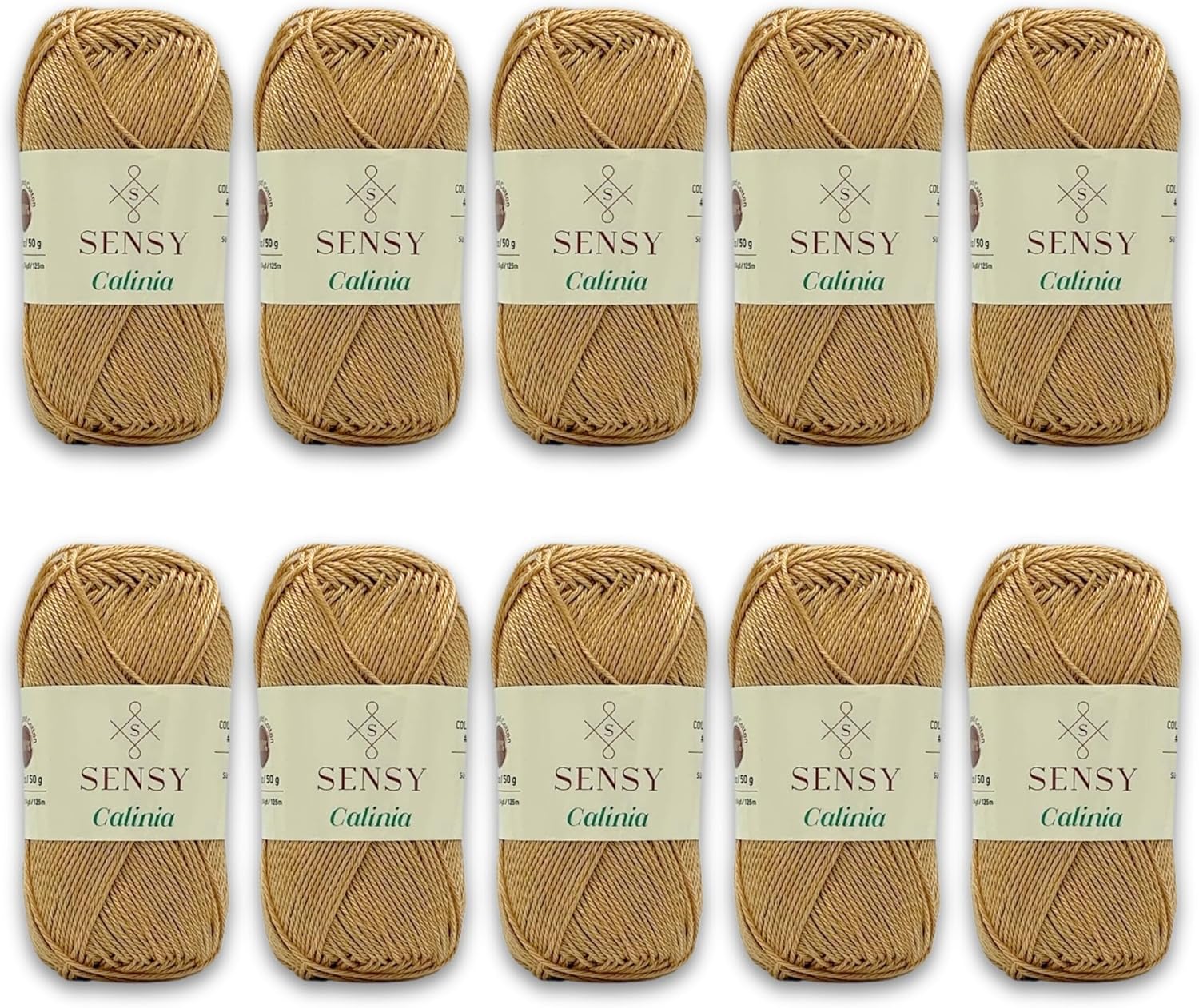 10 Skeins of Sensy Calinia Yarn for Amigurumi Projects