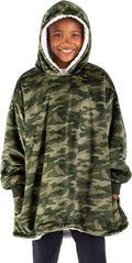 Wearable Blanket Hoodie - Soft Plush Sherpa Oversized Cozy
