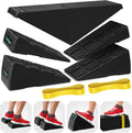 Squat Wedge Block 960 LBS Capacity - Adjustable Calf Stretcher