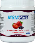 MSMPure Strawberry Acai Coarse MSM Powder - Joint, Skin & Hair Support