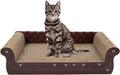 Scratching Sofa Couch Shaped Thick Cardboard Scratcher - Compact Cat