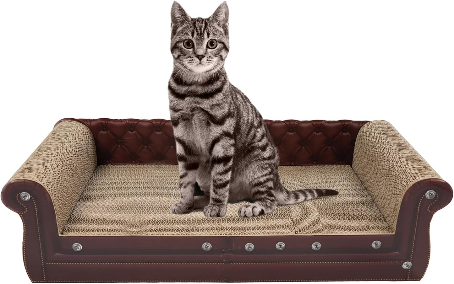 Scratching Sofa for Cats - Thick Cardboard Lounge Bed Design