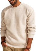 PJ PAUL JONES Mens Sweater Crewneck Knit Waffle Pullover - Casual