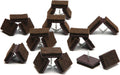 Nail on Felt Pads Furniture Pads 24Pack 1x1-1/2 Rectangle - Floor
