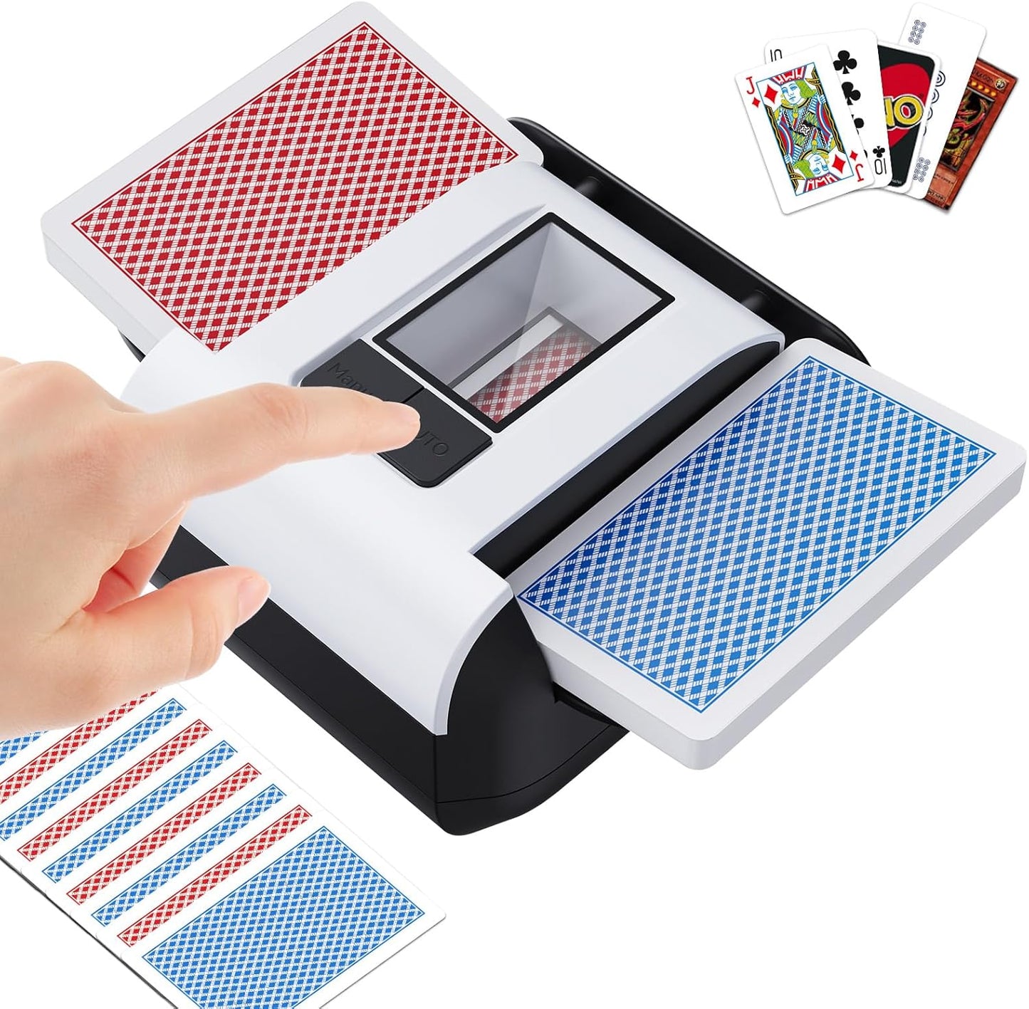 Automatic Card Shuffler for Easy, Quiet, and Efficient Shuffling