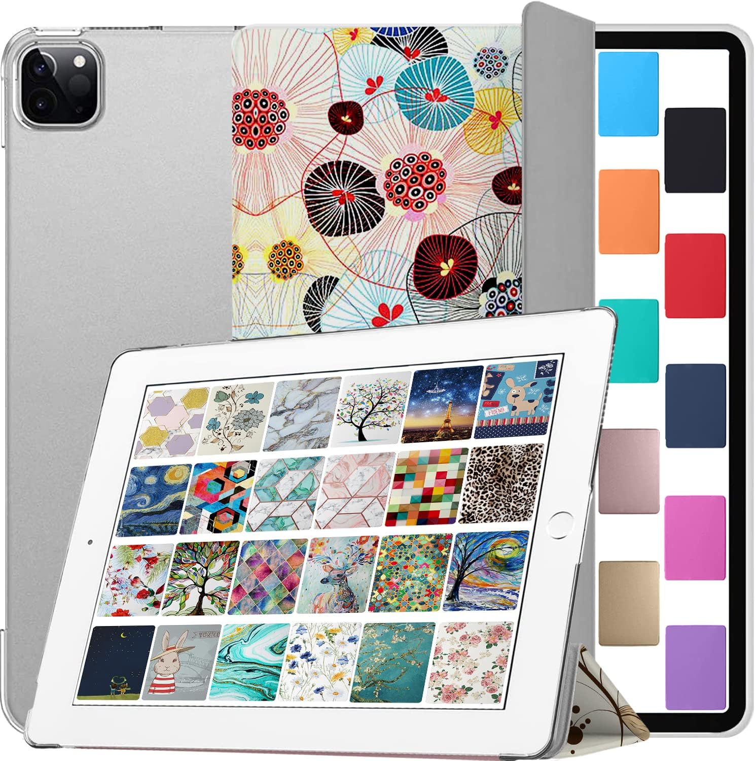 DuraSafe iPad Pro 11 Inch Case with Yarn Flowers Design