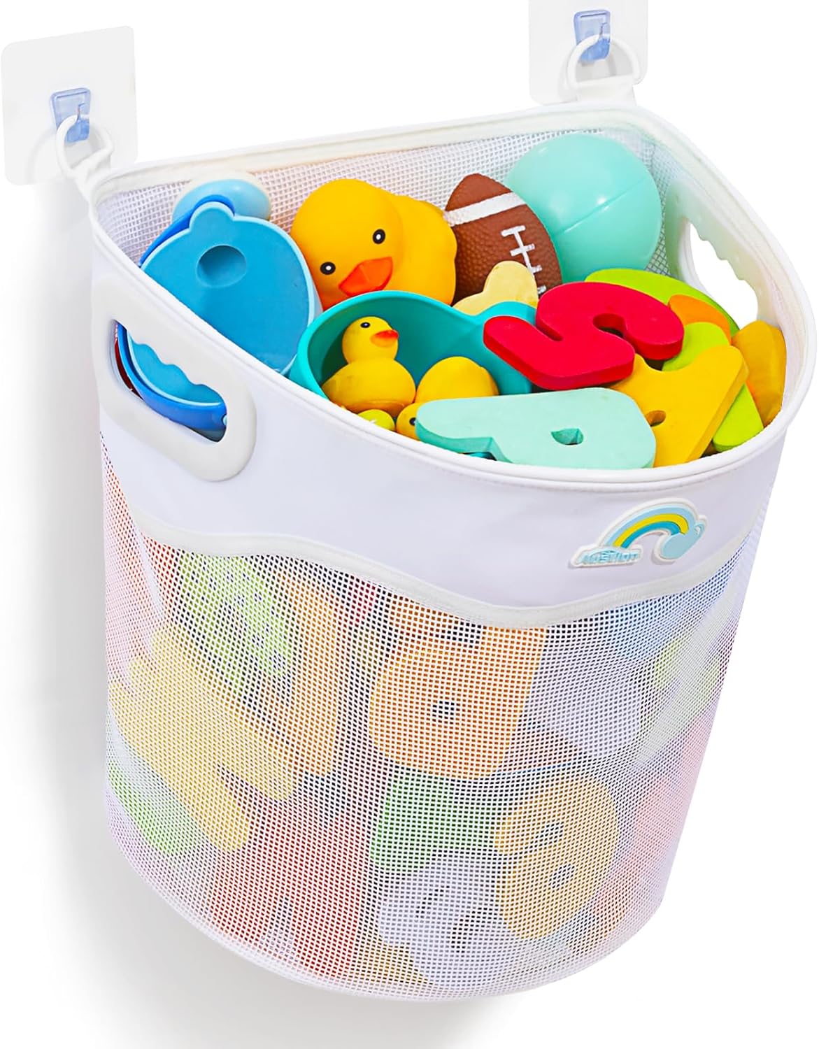 Fast-Fetch Mesh Bath Toy Holder - Quick Access & Space-Saving