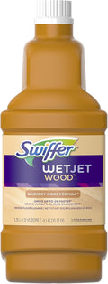 Swiffer WetJet Wood Floor Cleaner Solution Refill - Fast Drying Clean