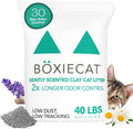 Boxiecat Gently Scented Premium Clumping Clay Cat Litter - Long