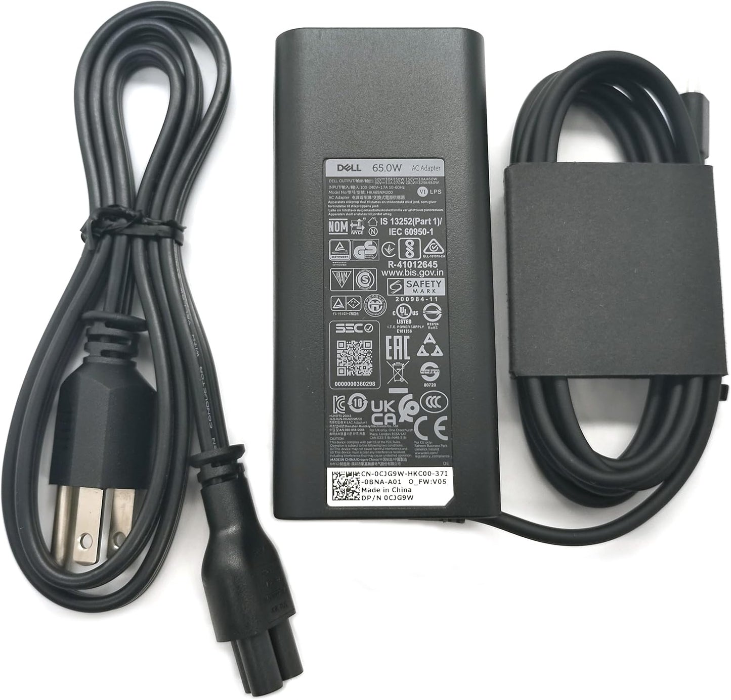 Dell 65W USB-C Laptop Charger for Latitude 9410 9420 9430 9440 9450